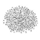 1000Pcs Round Letter Beads for DIY Bracelets Jewelry Making L4N67584