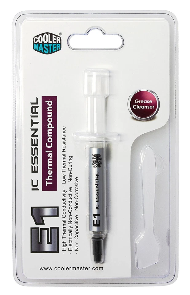 Cooler Master E1 IC Essential Thermal Grease (High Thermal Conductivity) 1.5ml - Image 1 of 3