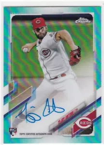 2021 Topps Chrome Tejay Antone Aqua Refractor Rookie Auto #/199 Cincinnati Reds - Picture 1 of 2