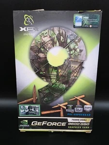 XFX Nvidia GeForce 9600 GSO 768 MB DDR 2 PCI Express 2.0 Grafikkarte 2008 DVI - Bild 1 von 14