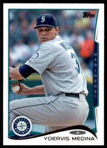 2014 Topps Update Yoervis Medina #US-265 Seattle Mariners