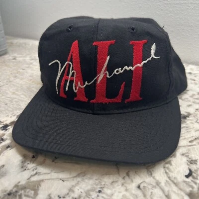 Vintage Nutmeg Mills Muhammad Ali Boxing Wool Snapback Cap Hat Used Rare VTG - Image 1 of 4