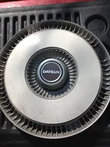 Datsun Hubcap Vintage Auto Wheel Cover Old Cars Automotive Garage Foreign Drive - Picture 1 of 4