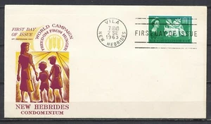 FREEDOM FROM HUNGER 1963 - FDC VILA NUEVAS HÉBRIDAS 2.SE.1963 - Imagen 1 de 1