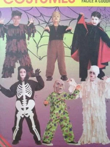 McCalls Sewing Pattern 8954 Childrens Halloween Costumes Size 10-14 uncut - Picture 1 of 3