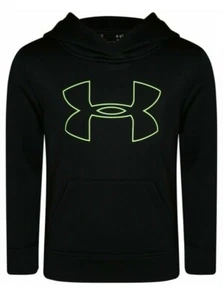 Under Armour Little Boys Logo-Print Black Hoodie - Size 6 - NWT - MSRP$40.00 - Picture 1 of 6