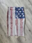 NWOT American Flag Skirt stretchy Midi 4th of July