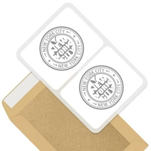 2 x Rectangle Stickers 7.5cm BW - New York City USA Big Apple #40280 - Photo 1/9