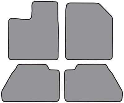 2011-2015 Lincoln MKX Cutpile Carpet Logo Floor Mat 4pc - Image 1 of 2