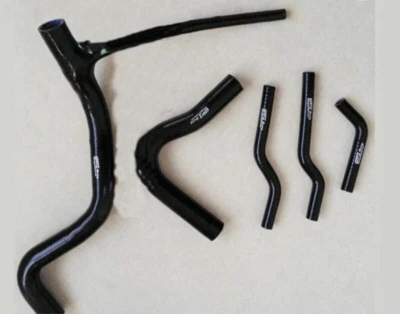 Manguera de radiador de silicona negra para 1976-1981 MG MGB GT ROADSTER 1.8 1977 1978 1979 Foto 1 de 4