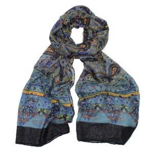 Mujer Bufanda Turquesa By Poppy Accesorios 50cm X 180cm - Imagen 1 de 3