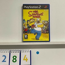 The Simpsons Game ps2 PlayStation 2 game + manual PAL b284