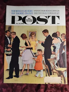 RARE Saturday Evening Post November 11 1961 Nov 11/11/61 VEGAS AYN RAND - Imagen 1 de 3