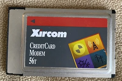 Xircom CreditCard Modem 56T PC Card CM56T No Cable - Image 1 of 3