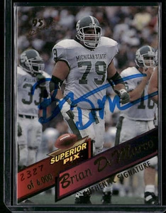 Brian DeMarco 1995 Superior Pix Autographs #74 AU,SN - Picture 1 of 2