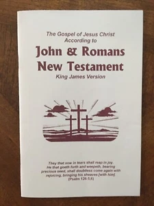 Gospel of John & Romans New Testament (KJV) - Picture 1 of 6