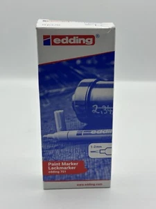 edding 751 paint marker - white - 10 pens - round tip 1-2 mm - paint markers - Picture 1 of 4