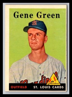 1958 Topps #366 Gene Green VG or Better - Image 1 of 2