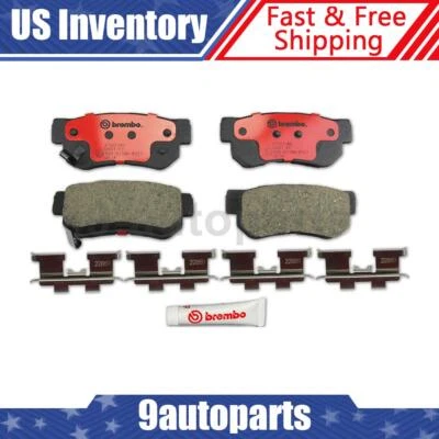 Pastillas de freno traseras Brembo OE Premium cerámica para Hyundai Azera 2006 2007 2008 2009 Foto 1 de 2