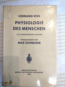 Physiologie Des Menschen / Herman Rein / Max Scheider 1960 German Vintage RARE - Picture 1 of 11