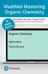 Modified Mastering Chemistry Pearson Organic Chemistry (18-Weeks) 8th Edition  - Bild 1 von 1