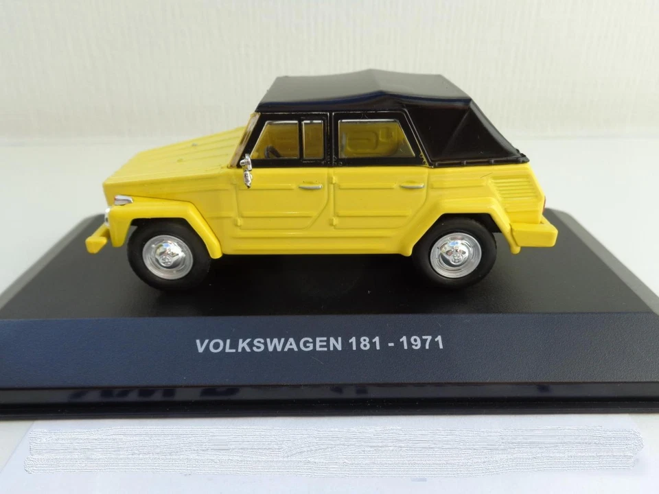 Volkswagen VW 181 Kübel Modèle Réduit De Solido En 1:43 Jaune Neuf S4305100 - Photo 1/4