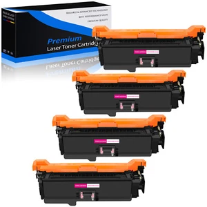 4PK para Cartucho de tóner magenta HP CE253A 504A Color LaserJet CP3525dn CP3525n - Imagen 1 de 24