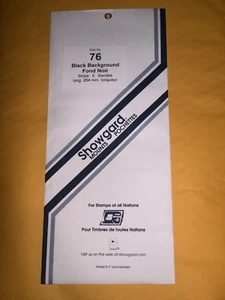SHOWGARD STAMP MOUNTS 76/264 (264/76) - **WE HELP OUR VETERANS** - Picture 1 of 4