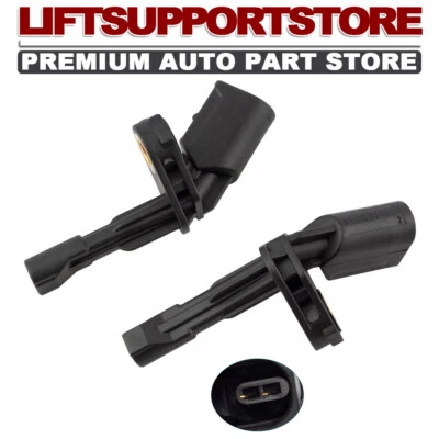 Par de sensores de velocidad de rueda ABS traseros izquierda derecha para Volkswagen Golf Jetta Passat Foto 1 de 4