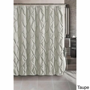 VCNY Carmen Shower Curtain Taupe - Picture 1 of 1