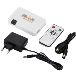 HDMI to RF Koaxial Modulator Analog TV Adapter Konverter Box mit Fernbedien N0I3 - Bild 1 von 7