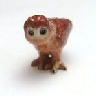Chouette, Miniature En Porcelaine,Hibou Collection, Vitrine,Uil ,Owl  **Cl10-04