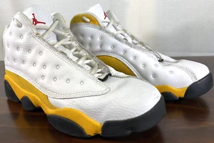 Nike Air Jordan 13 Retro Del Sol (PS) Yellow White DJ3005-167 3Y Youth Shoes - Picture 1 of 14