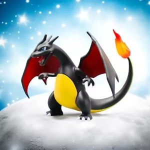 Pokemon Shiny Black Charizard Collectible Display Figure - Picture 1 of 4
