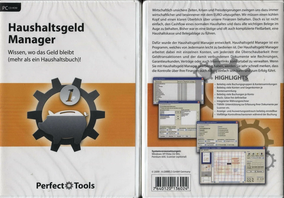 Perfect Tools: Haushaltsgeld Manager - Wissen, wo das Geld bleibt !! Neuware - Bild 1 von 1