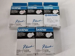 Brother P-Touch Tape Cassette Red And Blue TC-102 TC-202 TC-103 New In Plastic - Bild 1 von 8