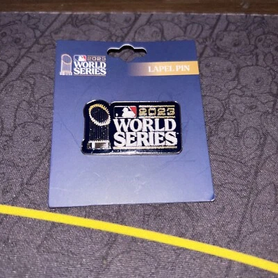 🔥Official 2023 WORLD SERIES LOGO Lapel Pin Rangers-Diamondbacks - Image 1 of 4