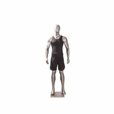 Maniquí deportivo de cuerpo completo para hombre con soporte incluido Foto 1 de 4