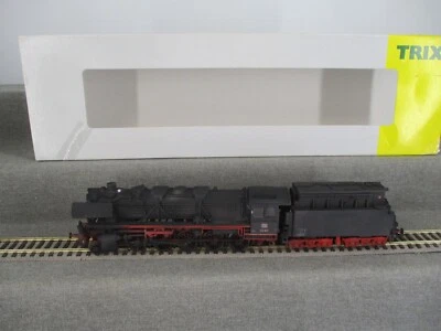 Trix Spur H0 22043 Dampflok BR44 100 Analog DSS gealtert der DB in OVP - Bild 1 von 4