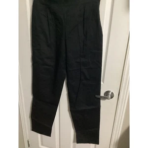 Studio Works Damen schwarz spitz zulaufendes Bein Pull-On Elasthan Hose, Größe Petite LG - Bild 1 von 1