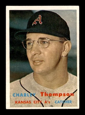 1957 Topps #142 Charley Thompson   VG/VGEX X3504728 - Image 1 of 3