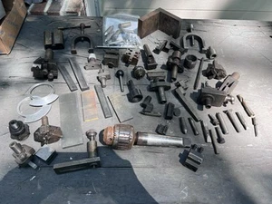 Machinist Tools Lot Setup Angle Blocks Parallel Boring Head Vise Shop Chuck - Picture 1 of 20