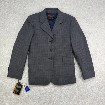 NWT Ariat Kids Equestrian Blazer Jacket Worsted Wool Trophy Coat Boys Size 14 - Image 1 of 4