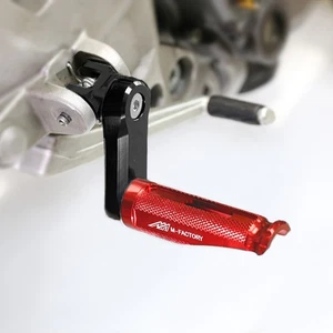 SHINOBI Red Front 40mm Extended Foot Pegs For XJ900 S DIVERSION 94 95 96 97 98 - Picture 1 of 5