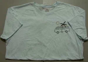 WOHVEN Surf Van Palm Blue T-Shirt Uomo XL Design di Xose Roi Martinez - Foto 1 di 6