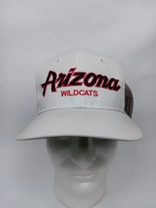Sombrero de sarga vintage Sports Specialities Arizona Wildcats Script Snapback años 90 NCAA - Imagen 1 de 11