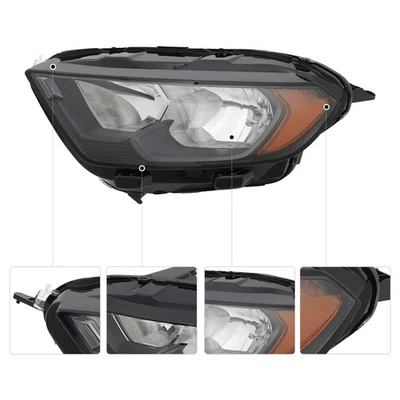 Halogen Headlight Left Driver Side Headlamp For 2018-2022 Ford EcoSport S Foto 1 de 4