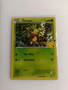 Pokémon TCG Chespin Mcdonald's ProMos Technologies 6/25 Regular Promo - Picture 1 of 2