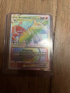 Pokémon TCG Aerodactyl VSTAR Rainbow Rare Karte 199/196 Verlorener Ursprung NM - Bild 1 von 2