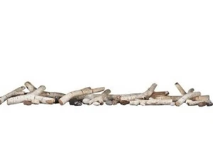 NAPOLEON/WOLF STEEL LARGE BIRCH LOG KIT BLKL - Picture 1 of 1